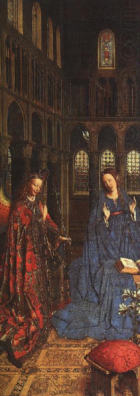 Jan Van Eyck The Annunciation   9 china oil painting image